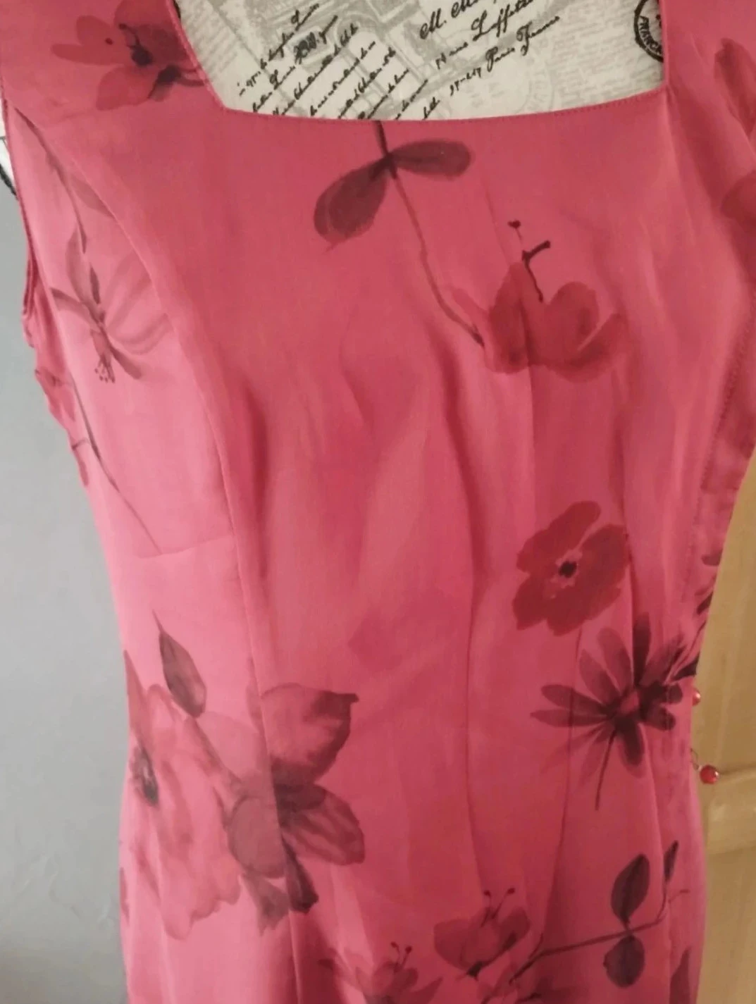 Vestido longo florido, framboesa, Un Jour Ailleurs T38 – photo 9